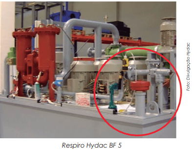 Filtros de ar barram contaminantes que prejudicam trabalho do fluido no sistema hidráulico